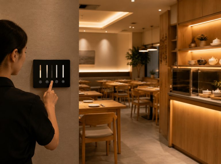 黄江镇餐饮智能调光控制方案